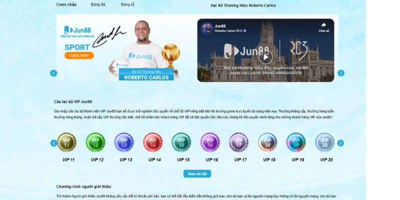 Jun88 là một trong những thương hiệu có tiềm lực, thưởng cực lớn