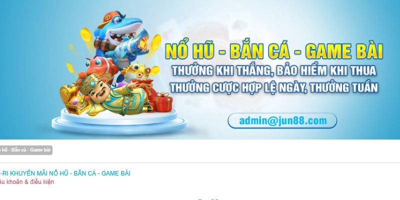 Khuyến mãi jun88 tặng quà lên đến 10 triệu đồng